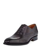 Hand-antiqued Calf Oxford