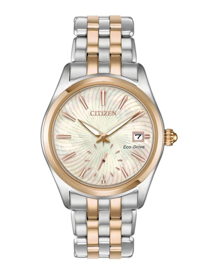 36mm Corso Date Watch W/ Bracelet Strap, Two-tone