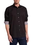 Men's Classic-fit Shirt With Contrast Cuffs
