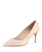 Lola Patent Pointed Pump, Beige