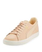 Men's Clyde Perforated Natural Sneakers, Beige