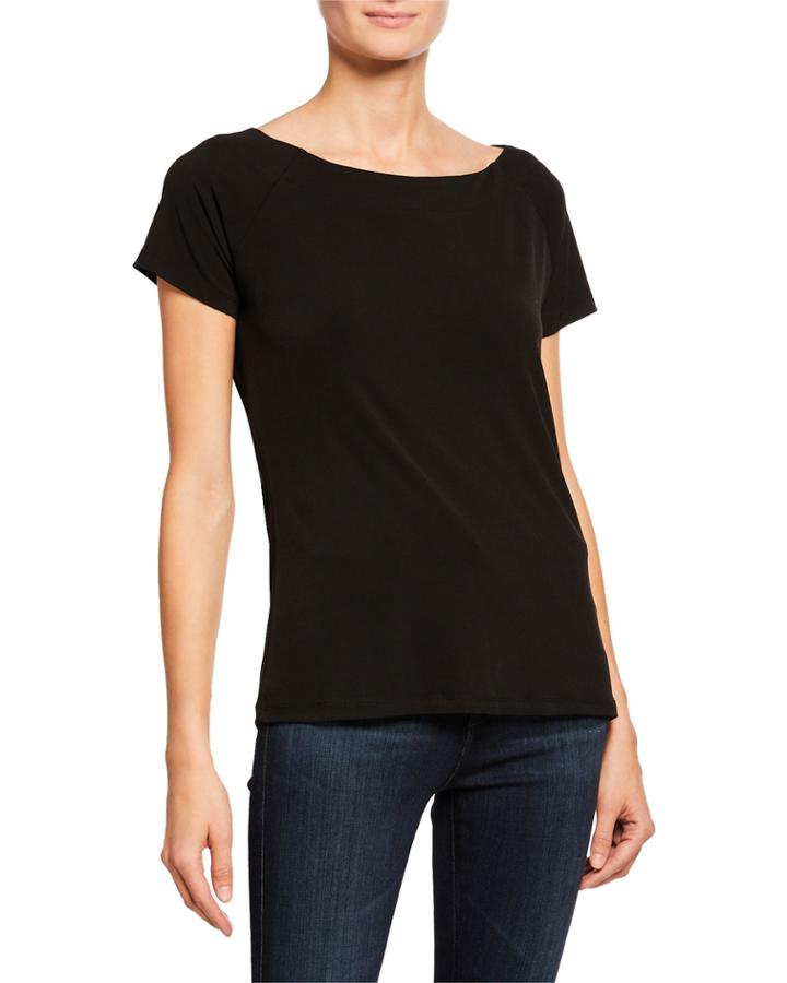 Studed Cowl-back Top