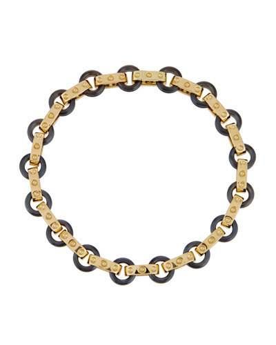 Pois Moi 18k Yellow Gold & Titanium O-ring Bracelet