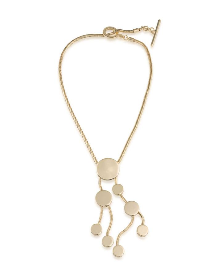Cascading Disc Necklace