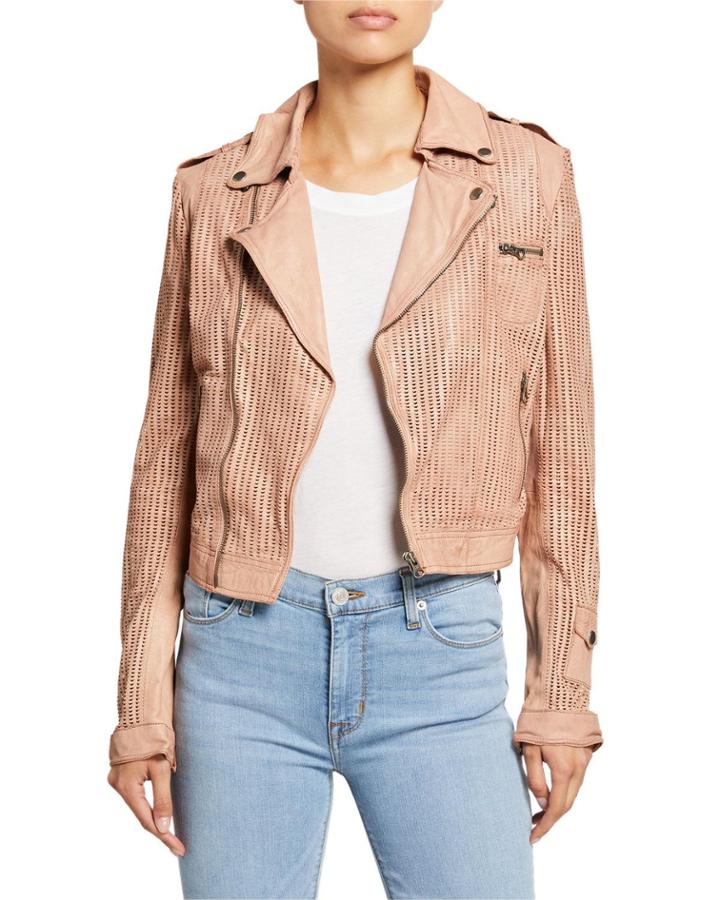 Josey Perforated Leather