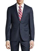 Slim-fit Two-piece Suit, Navy Nailhead