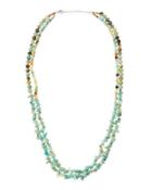 Mixed Double-strand Amazonite Bead Necklace,