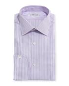 Striped Dress Shirt, Pink/lavender