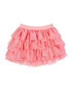 Tiered Tulle Skirt, Size