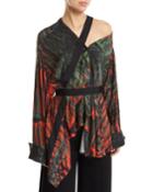 Heathers Off-shoulder Asymmetric Long