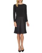 Charlotte Long-sleeve Combo Dress