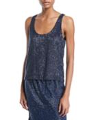 Deluca Sequin Tank Top