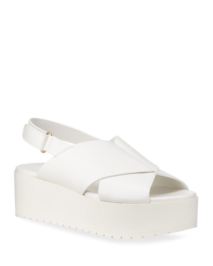 Jenaya B Chunky-heel Leather