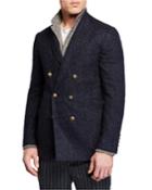 Men's Double-breasted Blazer