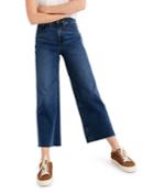 Wide-leg Cropped Jeans With Raw Hem - Inclusive