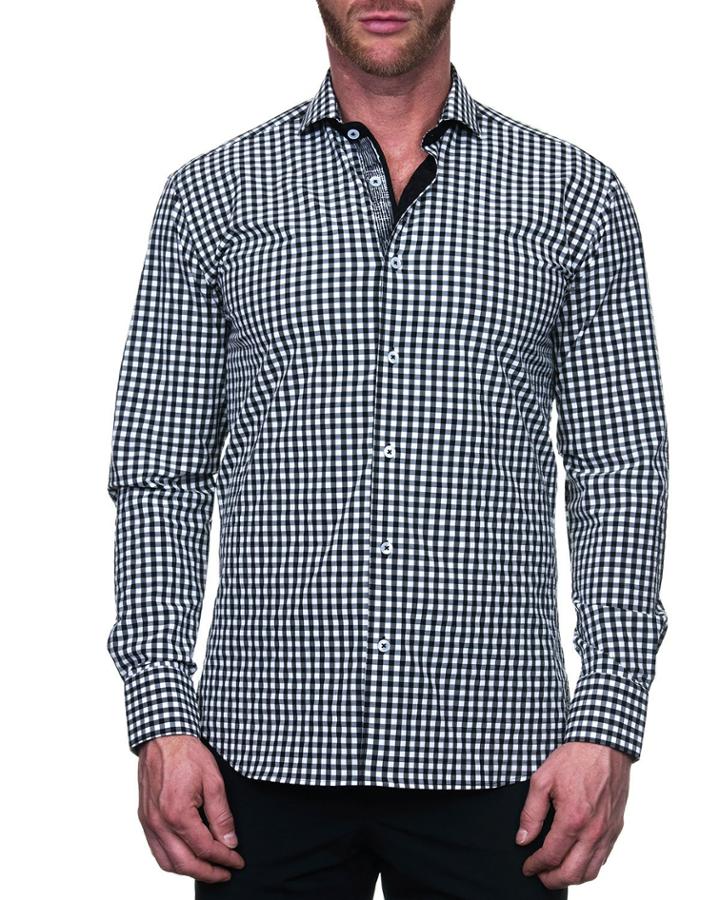 Men's Einstein Shaped Sport Shirt - Check