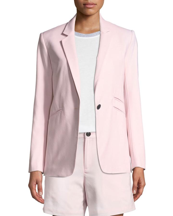 Ridley One-button Wool-stretch Blazer