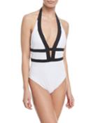 Modern Halter One-piece