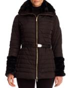 Apres-ski Belted Puffer Jacket W/