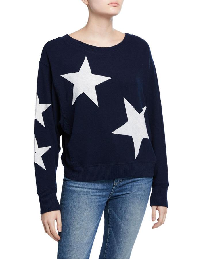 Jumbo Star Dolman-sleeve