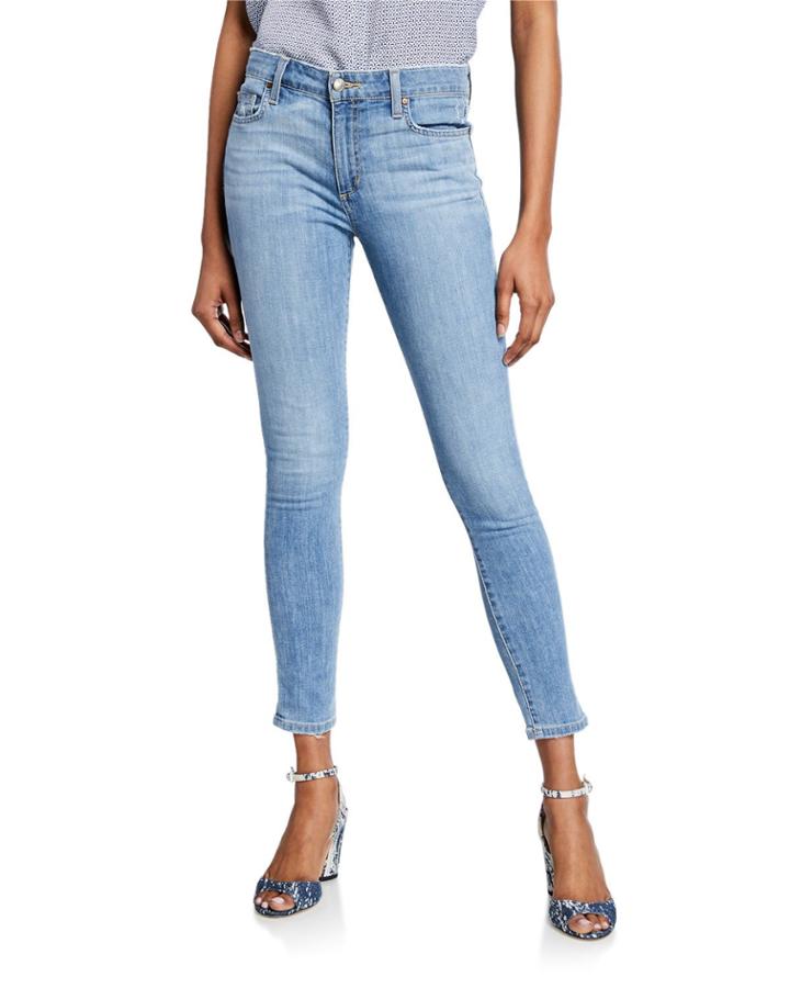 Distressed Mid-rise Ankle