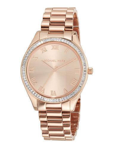 42mm Blake Glitz Bracelet Watch, Rose Gold