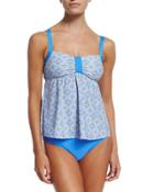 Santorini Printed Babydoll