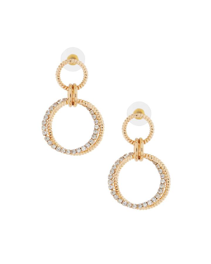 Small Dangle Hoop Earrings