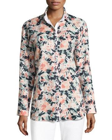Sabira Long-sleeve Floral-print