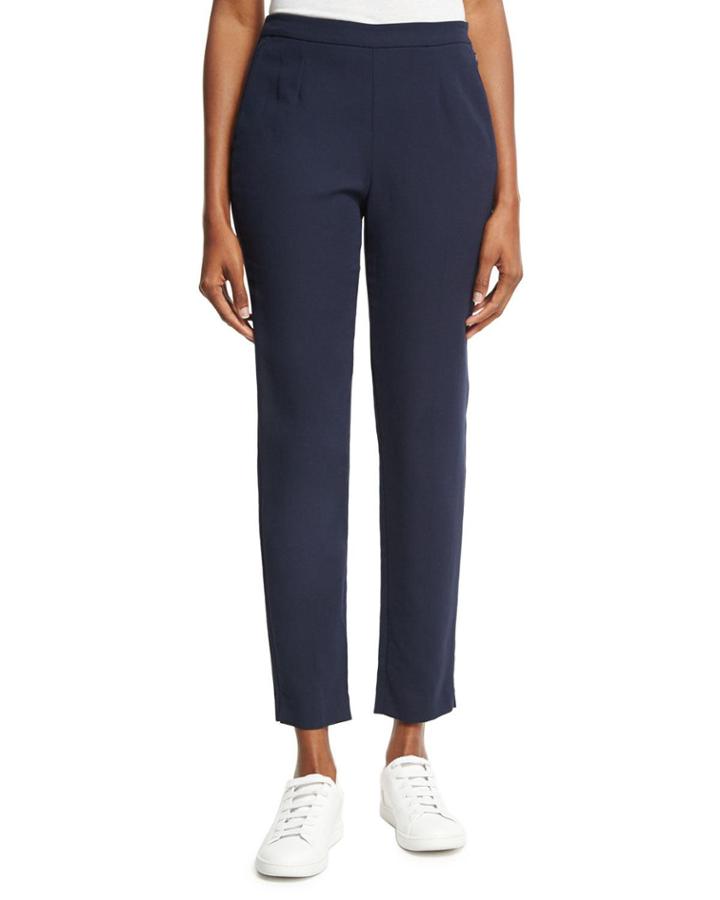 Lewin Straight-leg Ankle Pants