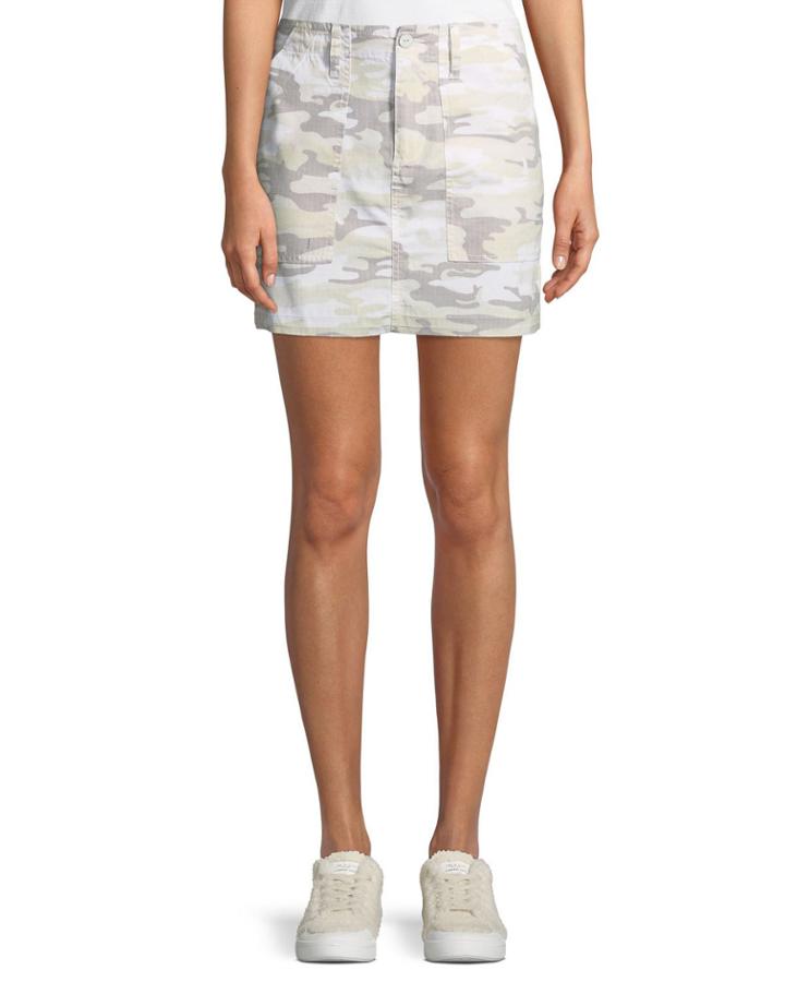 Released-hem Camouflage Cargo