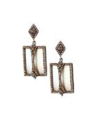 Champagne Diamond & Mother-of-pearl Drop Earrings
