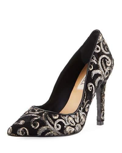 Marylou Velvet Pump With