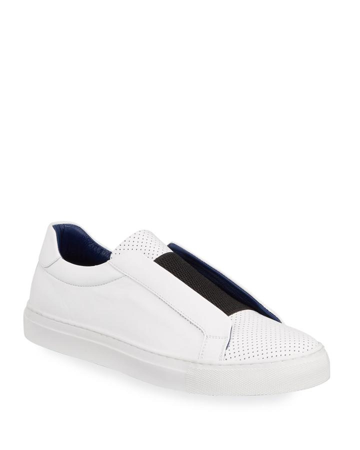 Men's Perforated Leather Laceless