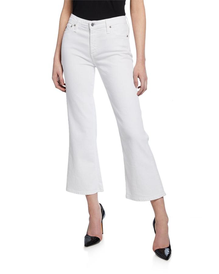 Quinne Crop Mini Flare Jeans