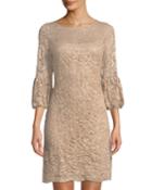 Bell-sleeve Body-con Sequined