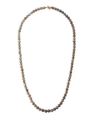 Ultra Large Labradorite Beaded Necklace