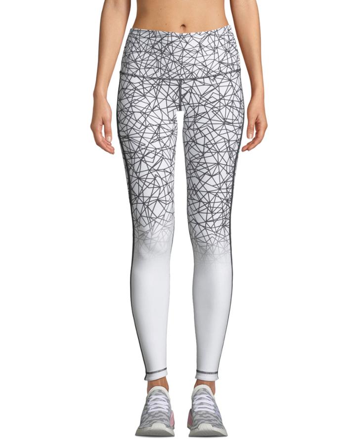 Ombre Graphic Print High-rise