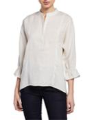 3/4-sleeve High-low