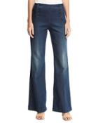 Claire Sailor Trouser Jeans, Blue