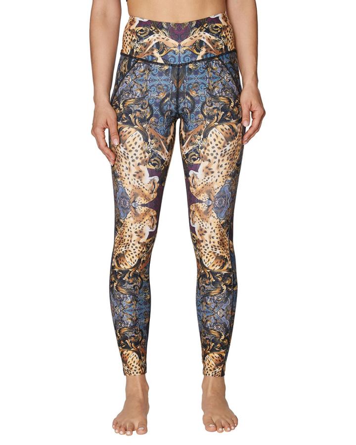 Mirrored Leopard Print Extra High-rise Ankle