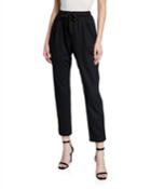 Chic Flannel Drawstring Pants