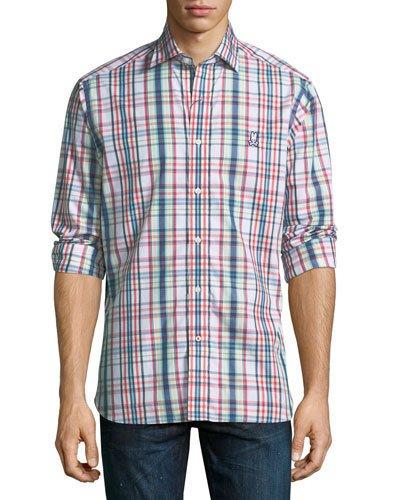 Plaid-print