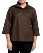 Lafayette 148 New York Plus Hara Bracelet-sleeve Topper Jacket, Granite, Women's,