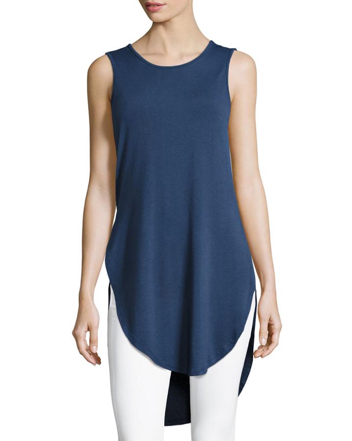 Sleeveless Tunic With Open