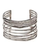 Crystal Origami Peaks Cuff Bracelet