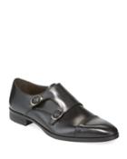 Men's Double-monk Leather
