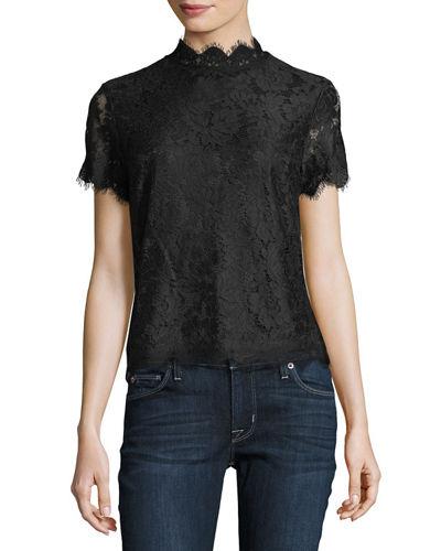 High-neck Short-sleeve