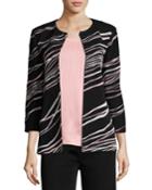 Ribbon 3/4-sleeve Jacket