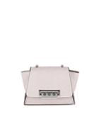 Eartha Mini Glittered Chain Crossbody Bag - Silver Hardware